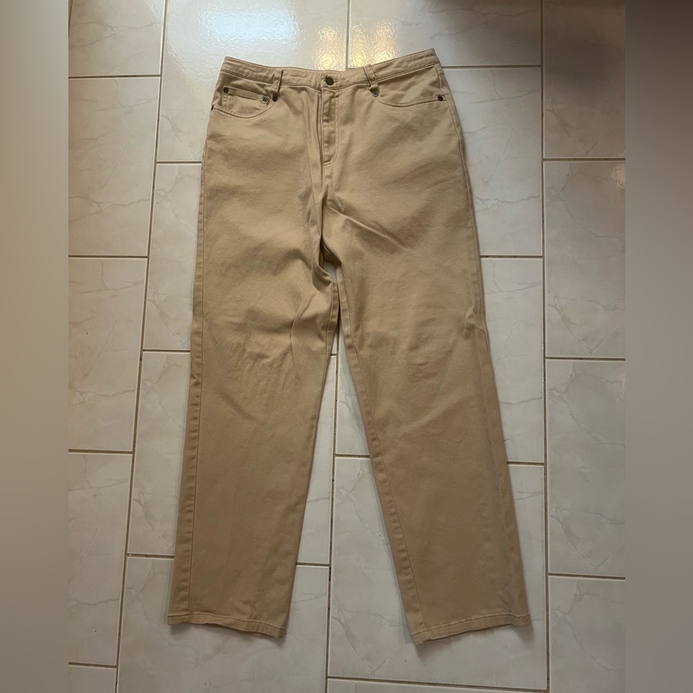 Vintage Chadwick’s Real Comfort Women’s Tan 5 Pocket Jeans